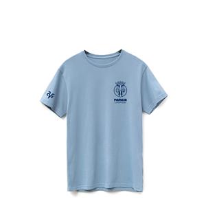 Villarreal CF Houston - Baby Blue SS Crest Tee Image